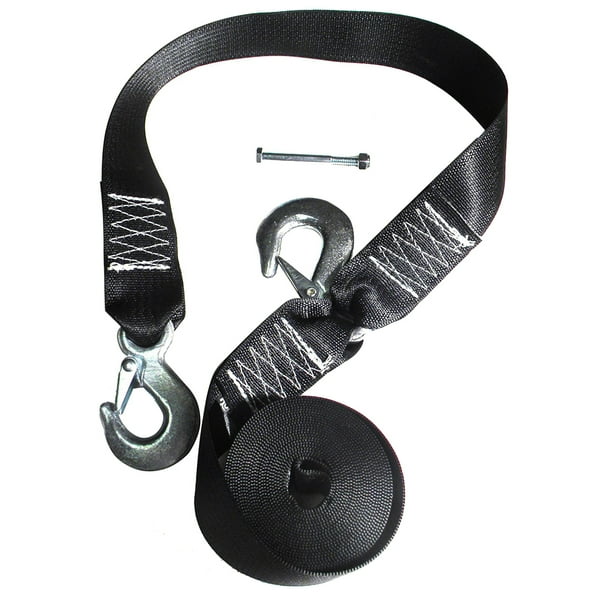 16 Rod Saver Winch Strap Replacement w/Safety Strap WS16S 16 Rod Saver Winch Strap Replacement w/Safety Strap WS16S